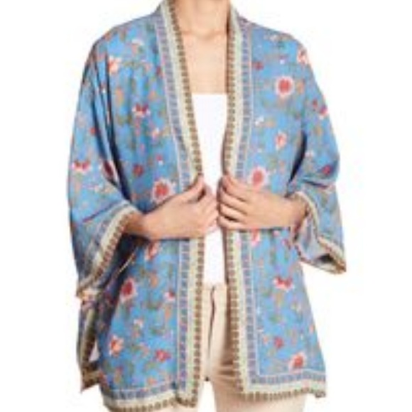 Max Studio Other - Boho Kimono +  Sunhat Festival Patio Pool Beach